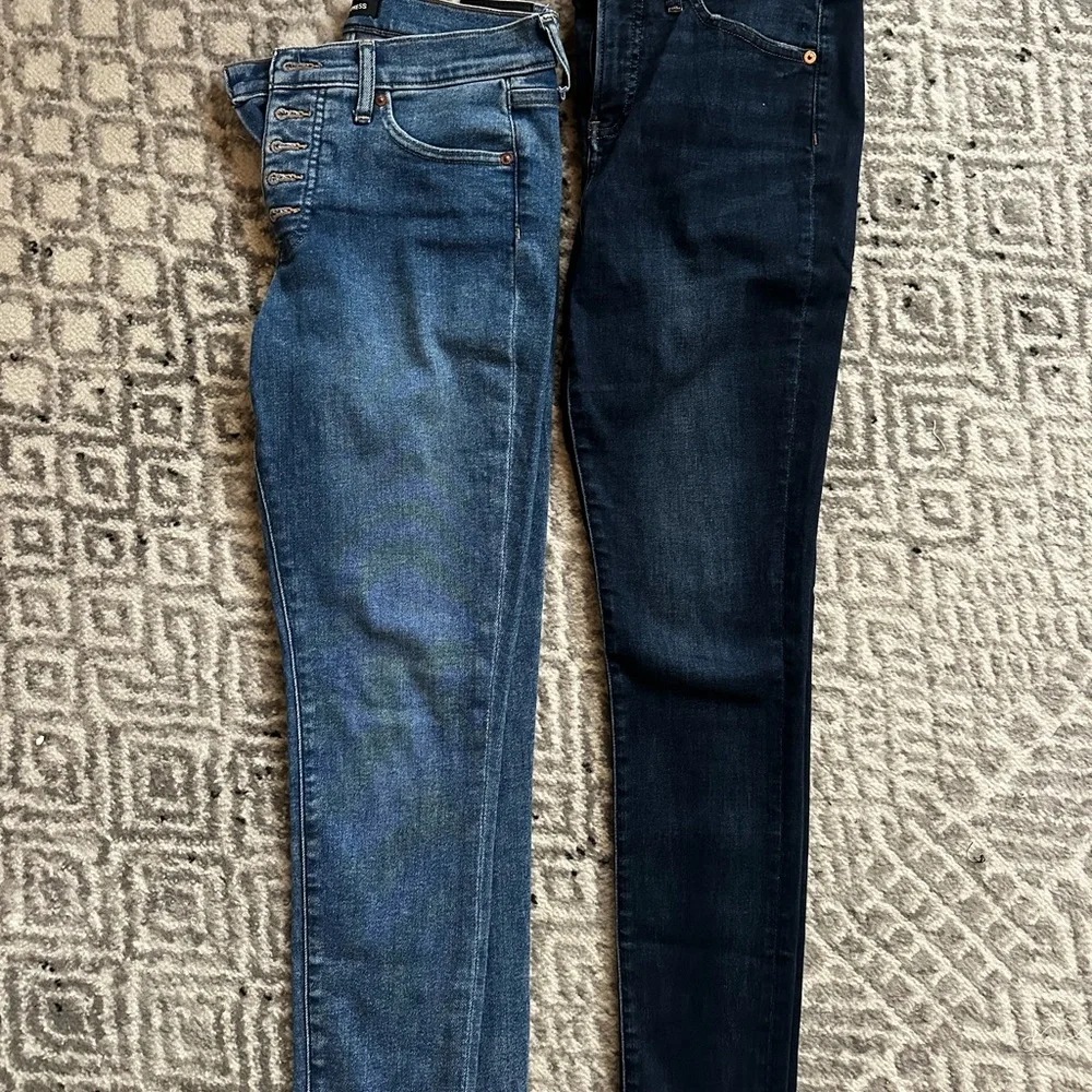 Express jeans - two pair, skinny size 8R in EUC - Picture 2 of 8